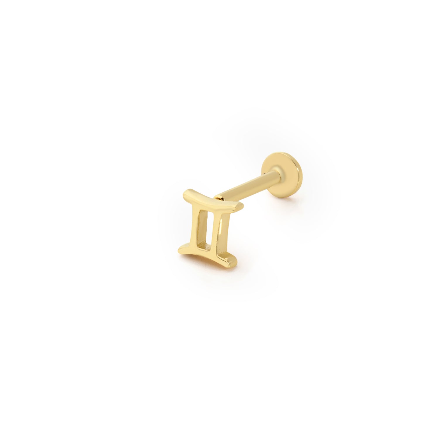 14 Ayar Altın Piercing - İkizler Burcu