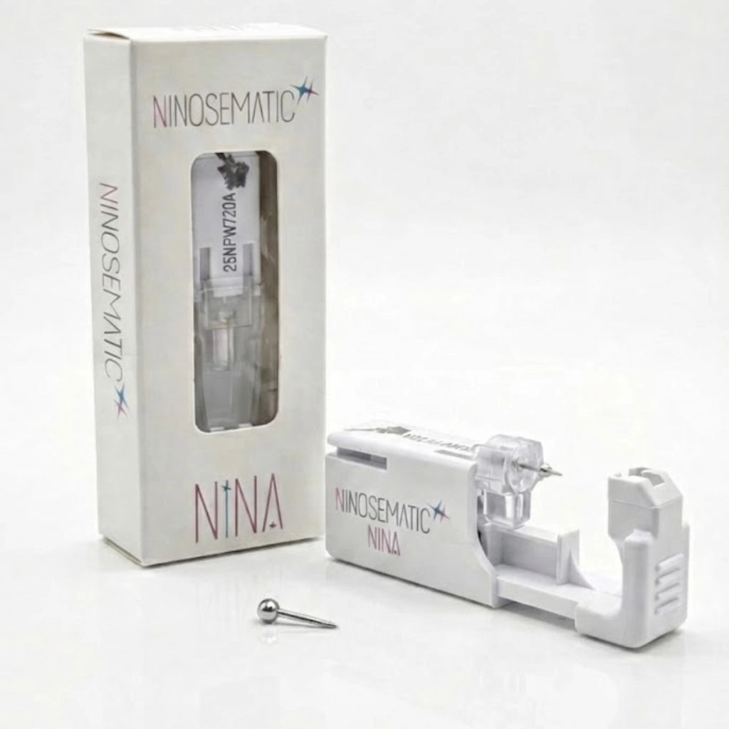 Ninosematic Tek Kullanımlık Burun Delme Kiti - Shape Ball Küpe