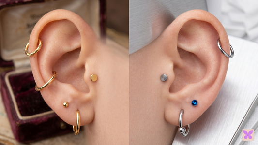 Gold Earrings or Titanium Earrings: Which Are Better?