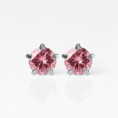 Surgical Steel Ear Piercing Studs - Birthstar Rose Hypoallergenic (Pair)