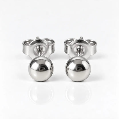 Surgical Steel Ear Piercing Studs - Ball Shape Hypoallergenic