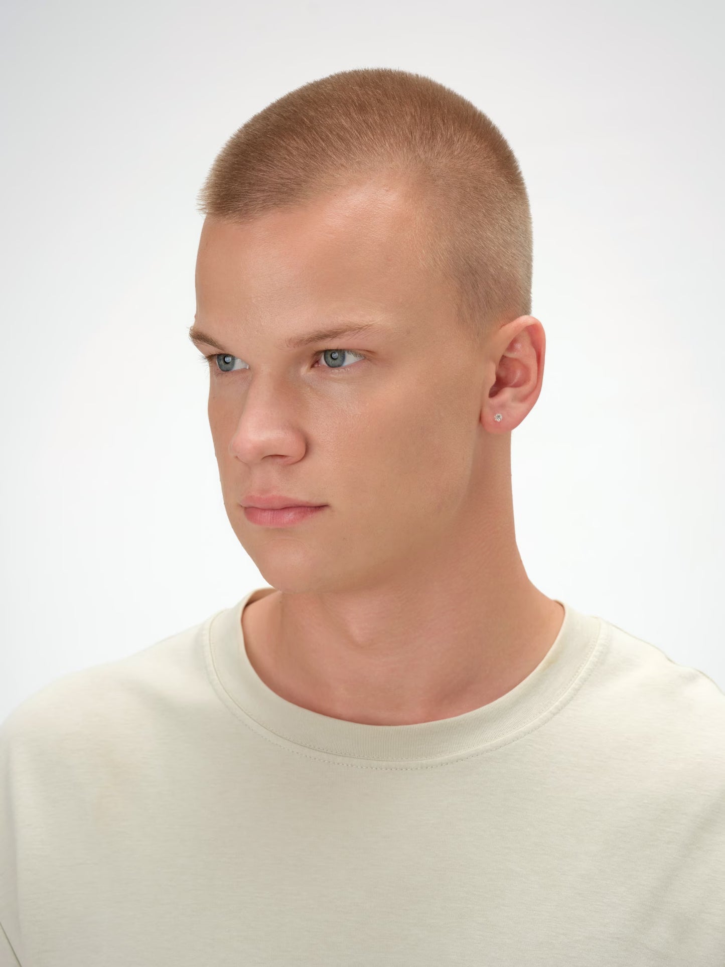 Medikal Plastik Kulak Delme Küpesi - Aquamarine Alerji Yapmayan (Çift)