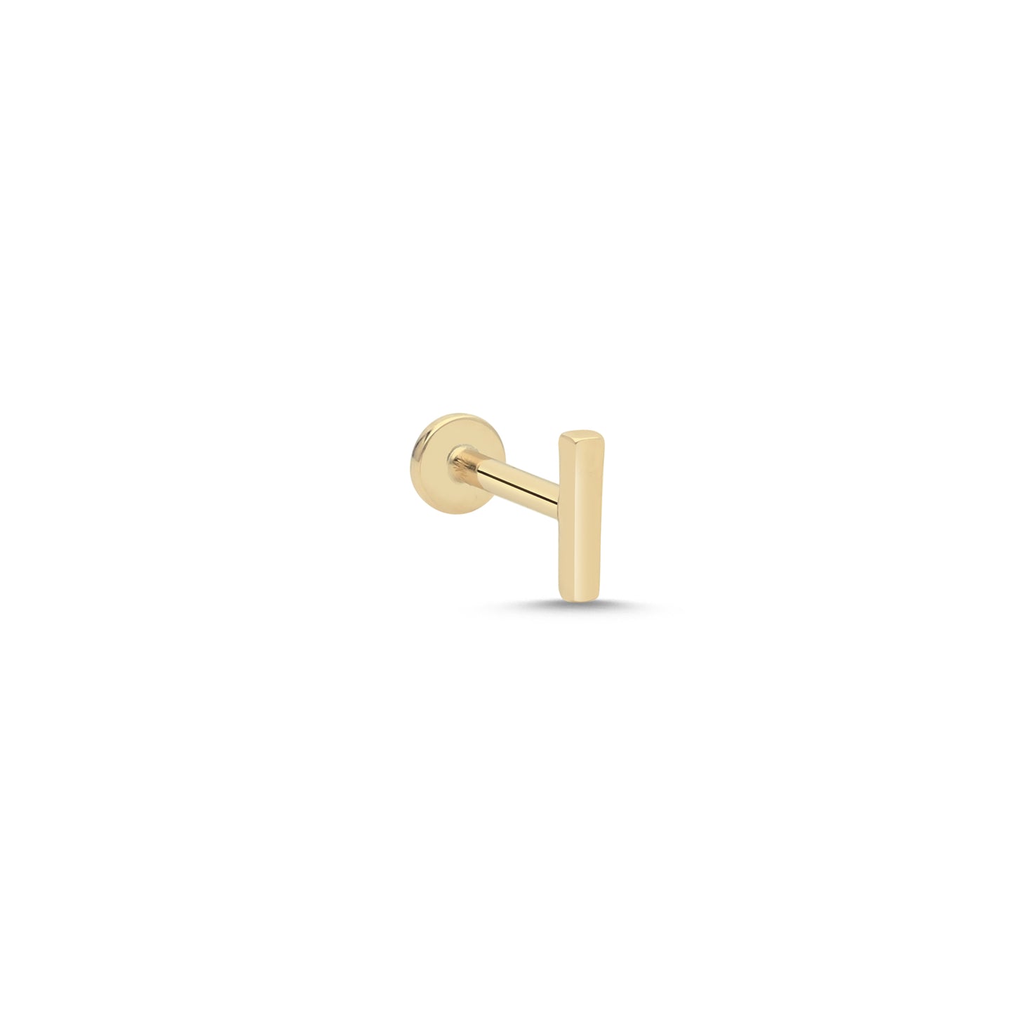 14 Ayar Altın Piercing - Minimalist Bar