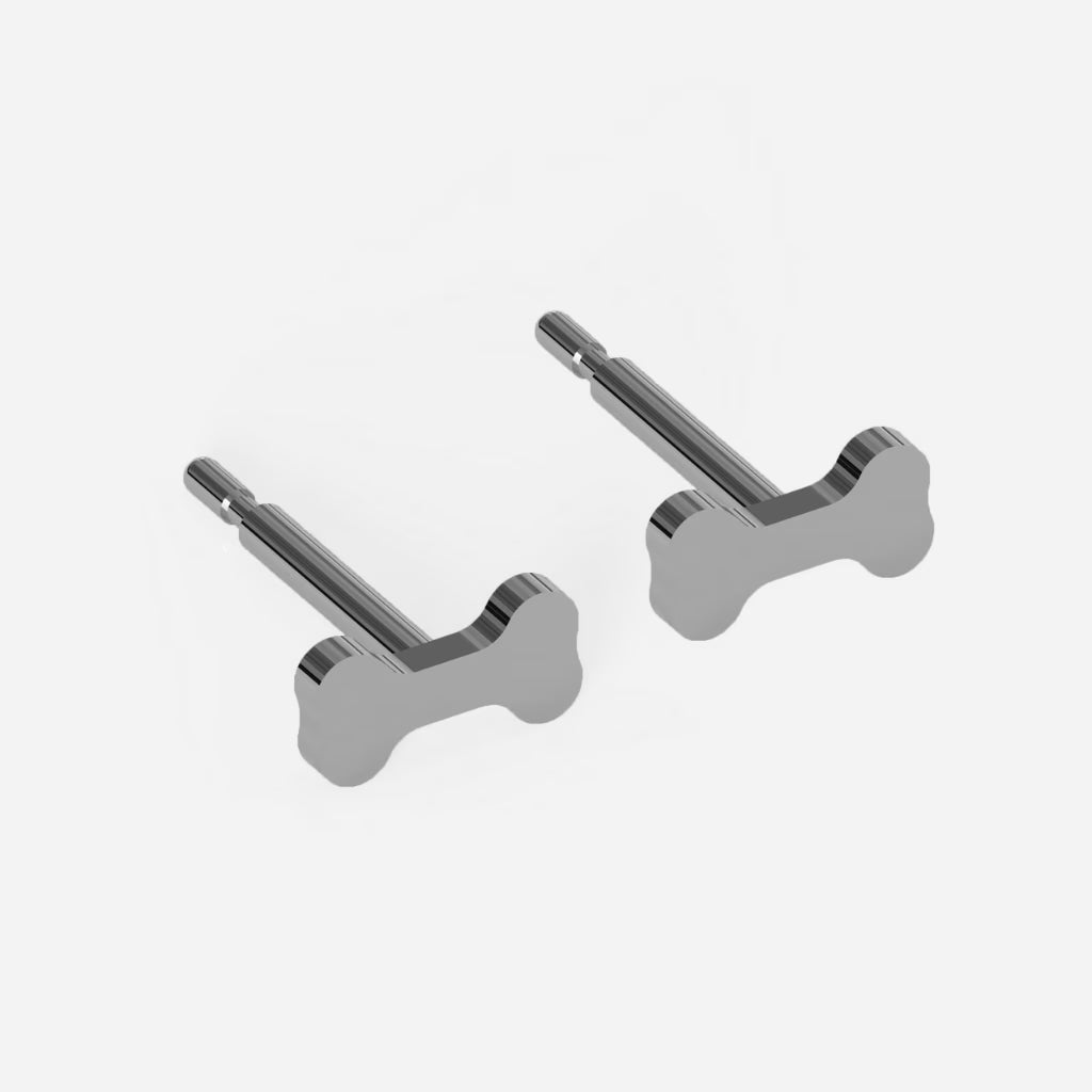 Cerrahi Çelik Kulak Delme Küpesi - Bony Alerji Yapmayan (Çift)