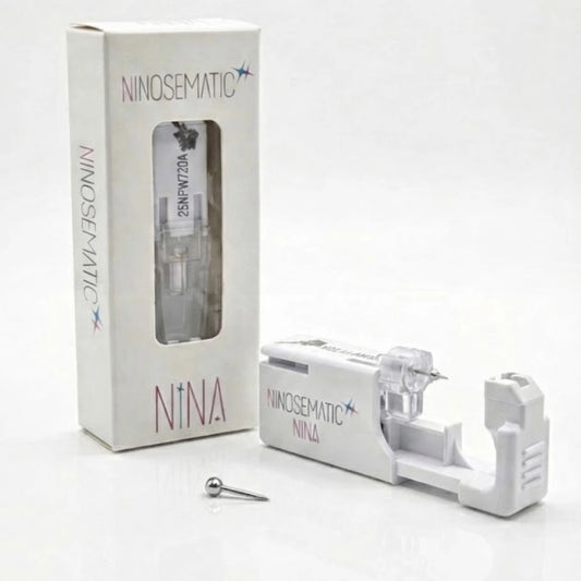 Ninosematic Tek Kullanımlık Burun Delme Kiti - Shape Ball Küpe