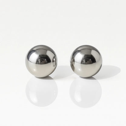 Surgical Steel Ear Piercing Studs - Ball Shape Hypoallergenic