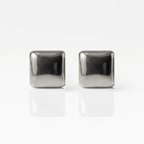 Серьги для прокола ушей из хирургической стали - Shape Square Гипоаллергенный (Пара)