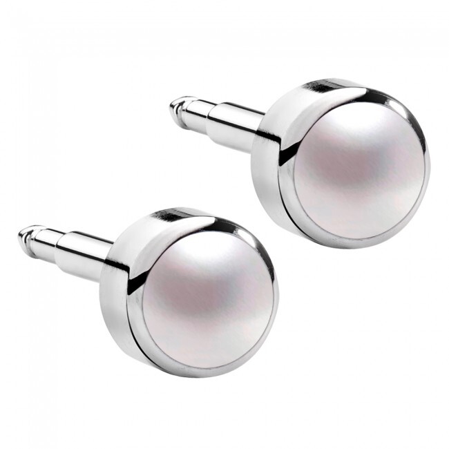  - Kulak Delme Küpesi White Pearl