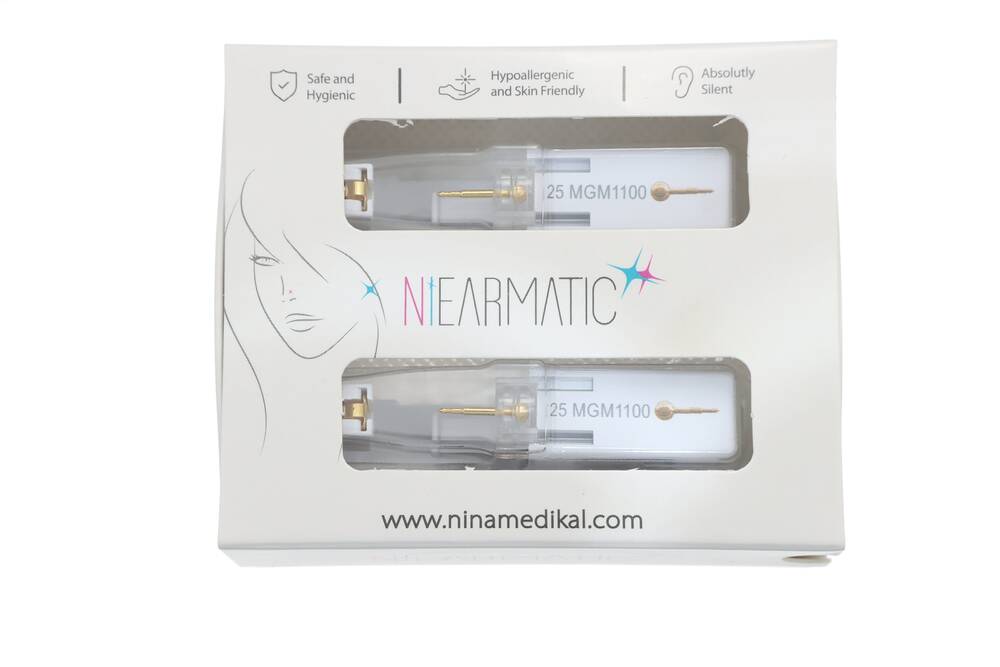 Niearmatic Gold Küre Top Yeni Kulak Delme Küpesi Mini 3 mm